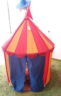 Tent. Kids Play Tent. RED. Showroom/Display set.