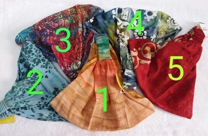 Wrapsody Colorful Headbands. Pack of 6x pcs.