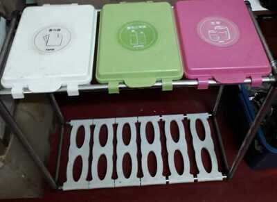3x Plastic Recycle Bins/Compartment RM80.00