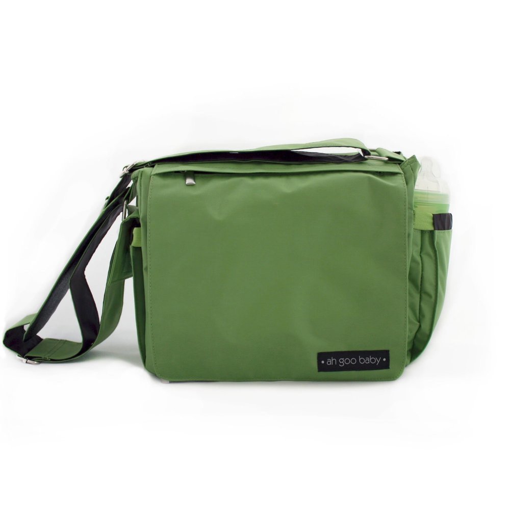 EVERYDAY SALE. Ah Goo Baby Grab and Go Diaper Bags - 2x colors available Kiwi &amp; Black. FREE 2x Teething bling.