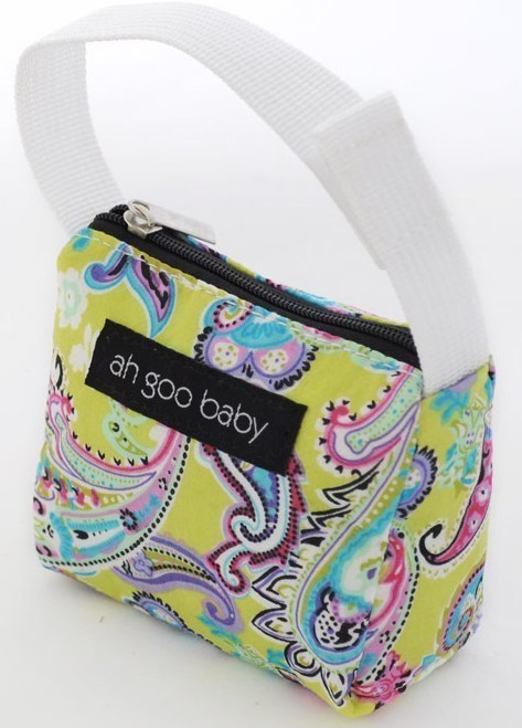Ah Goo Baby Pacifier Teether Small Tote Bag - Bloom.