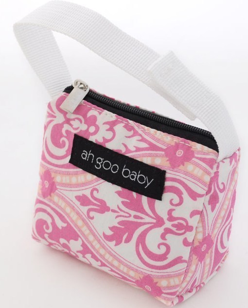 Ah Goo Baby Pacifier Teether Small Tote Bag  - Charleston (Buy 1 Get 1 Free)