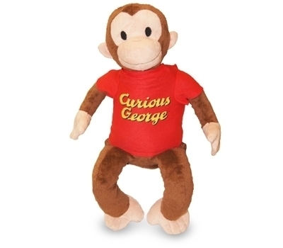 TT SALE. Zoobies Plush Toy, Pillow, Blanket, Kids Travel Companion Curious George.