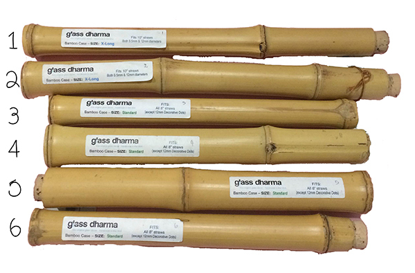 Dharma Glass Straw Bamboo Casing. 1x pc.