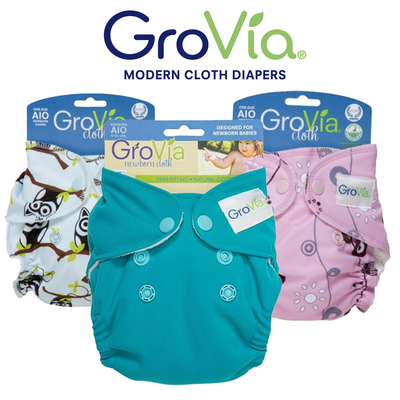 GroVia Newborn AIO (All-in-One) - Newborn. Pack of 3x pcs. GroVia Newborn AIO (All-in-One) - Newborn. Pack of 3x pcs.