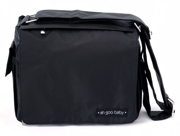 YEAR-END SALES. Ah Goo Baby Grab and Go Diaper Bags. Available in Black &amp; Kiwi.