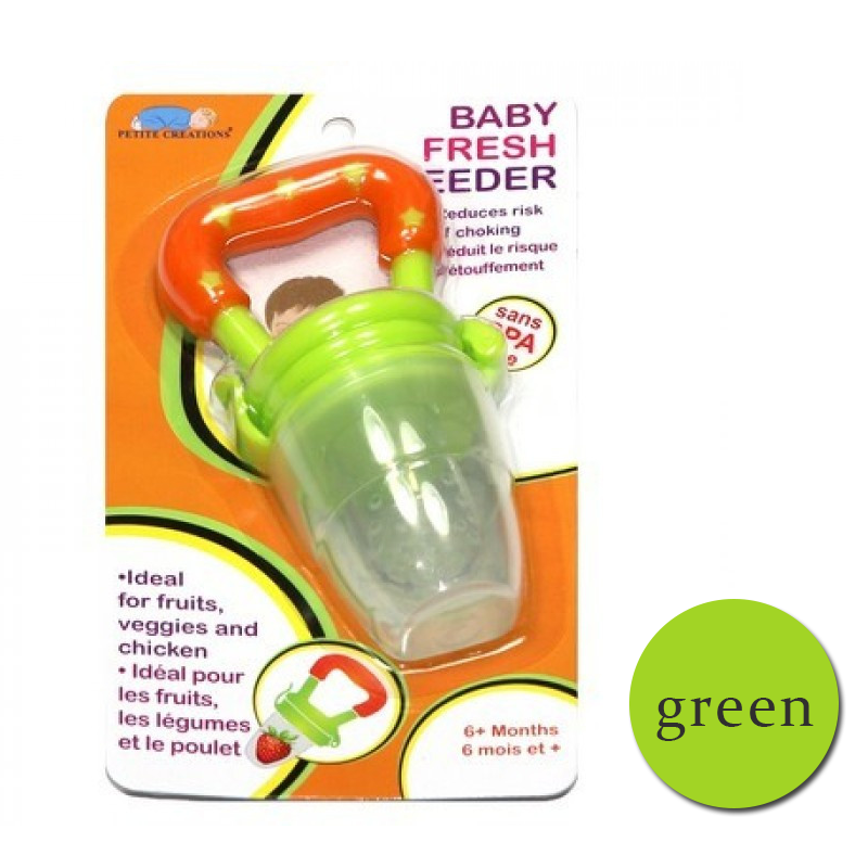 Fresh Feeder Fruit Feeder Pacifier BPA Free - Green. Fresh Feeder Fruit Feeder Pacifier BPA Free - Green.