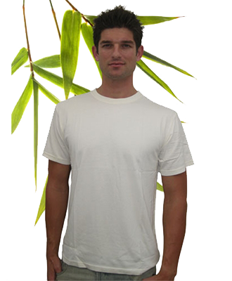 EVERYDAY SALE. Bambu Dru - Men Short Sleeve-Round neck Organic Bamboo Cotton Blend T-Shirt.