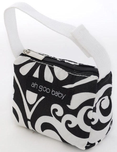 Ah Goo Baby Pacifier Teether Small Tote Bag - Audrey ( Buy 1 Get 1 Free)
