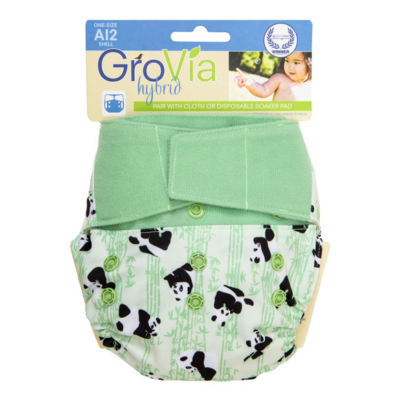 EVERYDAY SALE is here. Grovia Aplix Hook and Loop AI2 Diaper Single Shell - Pudge. BUY 1x FREE 1x. FREE 2x inserts.