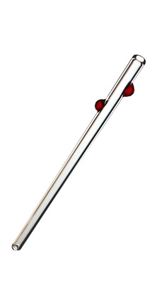 Glass Dharma - RED Glass Straws Glass Dharma - RED Glass Straws