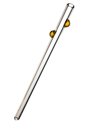 Glass Dharma - AMBER Glass Straws Glass Dharma - AMBER Glass Straws