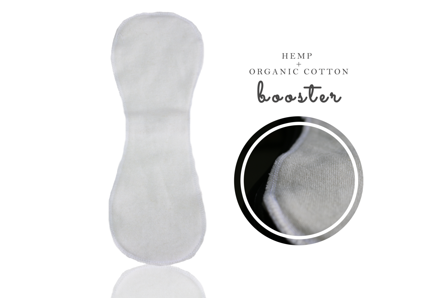 Everyday SALE. 6x pcs Evolution Bamboo Hemp Booster (Fits Grovia) &amp; other diaper brands perfectly well. Size: L 12&quot; x 5&quot; W. FREE 2x Teething bling.