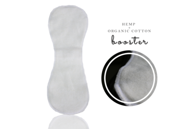 Evolution Bamboo Hemp Booster (Fits Grovia) & other diaper brands perfectly well. Size: L 12" x 5" W. Pack of 6pcs.