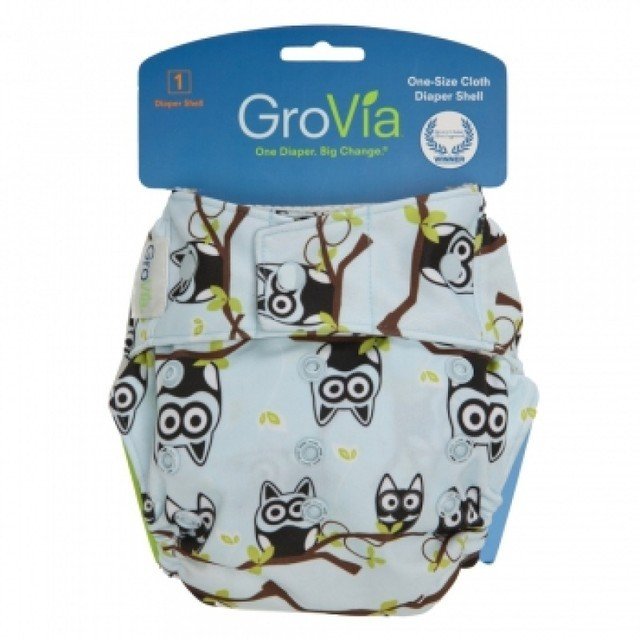 EVERYDAY  SALE is here. GroVia Single Shell Snap - Owl. BUY 1x Aplix/Snap &amp; FREE 1x inserts.