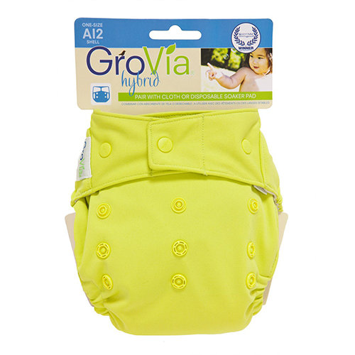 EVERYDAY SALE is here. GroVia Single Shell Snap - Citrus. BUY 1x FREE 1x inserts.