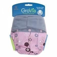 EVERYDAY SALE is here. Grovia Aplix AI2 Diaper Single Shell - Modflower. BUY 1x FREE 1x insert.