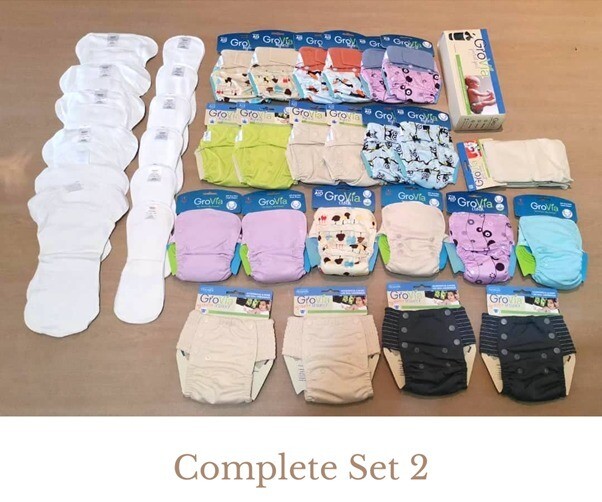 EVERYDAY SALE. Grovia AIO &amp; AI2 Boy/Girl Complete Set (2) Total: 35 pcs. FREE 2x Teething bling 1x Pendant &amp; 1x Bracelet.