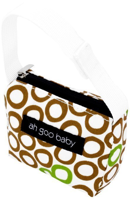 Ah Goo Baby Pacifier Teether Small Tote Bag  - Bubbles in Cola.