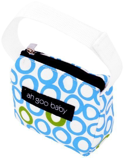 Ah Goo Baby Pacifier Teether Small Tote Bag  - Bubbles in Water.