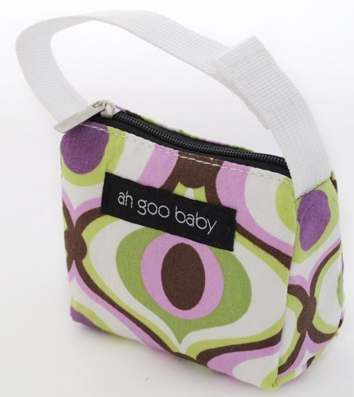 Ah Goo Baby Pacifier Teether Small Tote Bag - Spa.