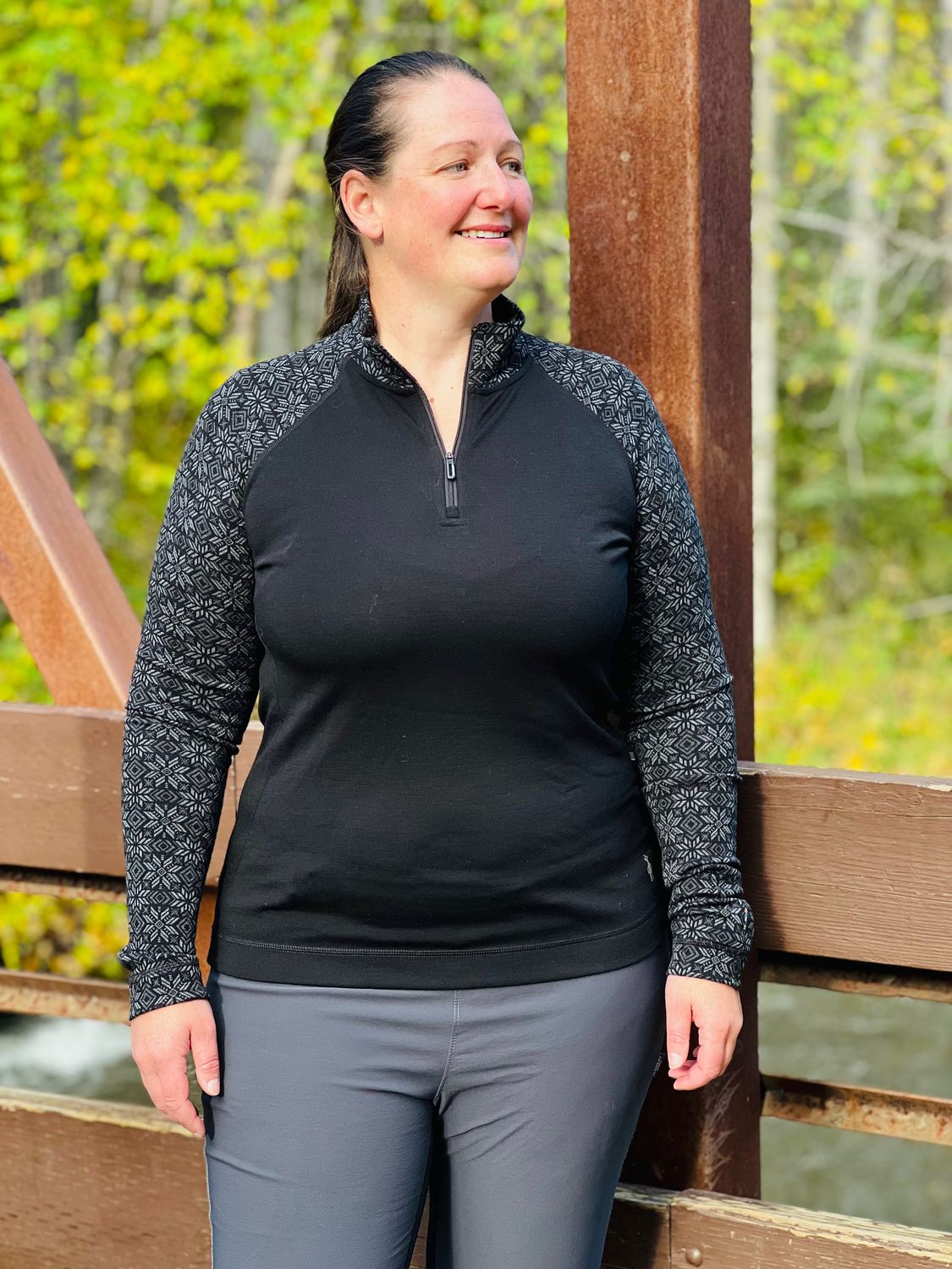 Smartwool Merino 250 1/4 Zip | Black