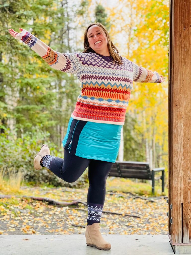 Skhoop Kari Skirt | Green Dusk