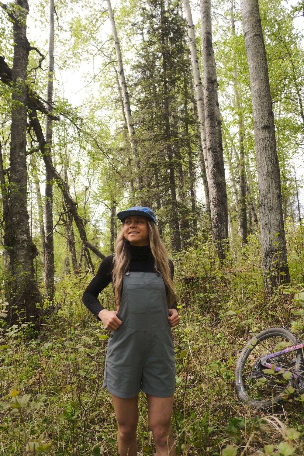 Wild Rye Eeva Shortalls | Steel