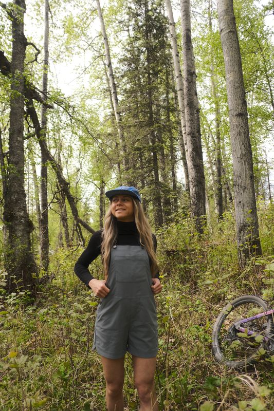 Wild Rye Eeva Shortalls | Steel