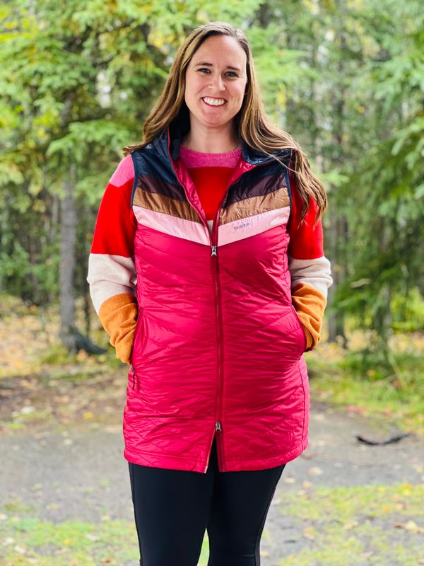 Skhoop Paige Vest | Red Granite
