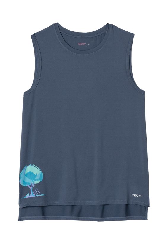 Terry Tech Tank | Vintage Indigo