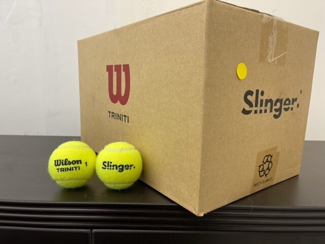 Triniti/Slinger Tennis Balls Bulk Pack 72ct. Immediate Availability (while supplies last).