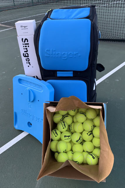Tennis Machines Slingerbag Slam Pack Reconditioned by Authorized Slinger Agent