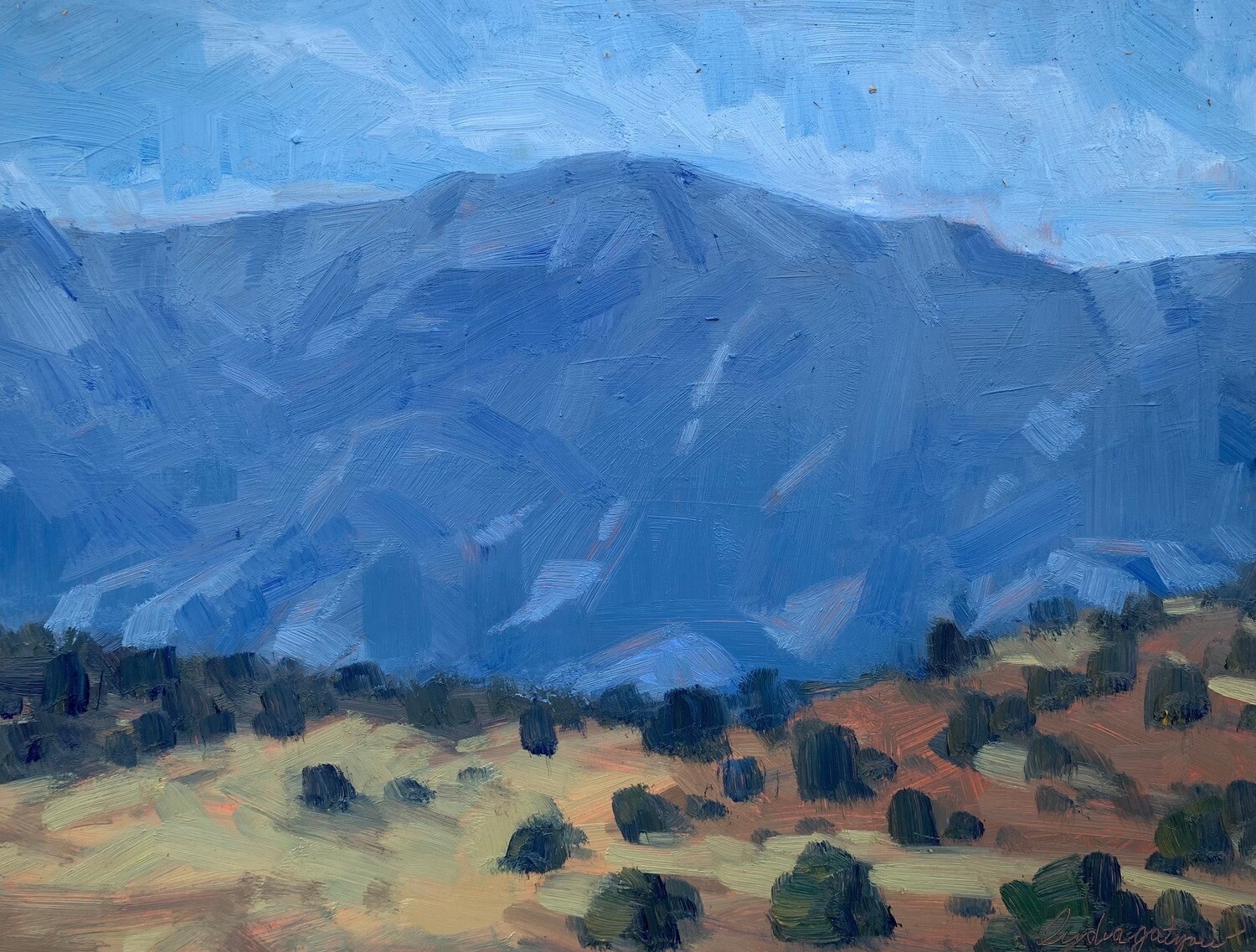 Original Oil Painting - Mingus Mountains - 9x12