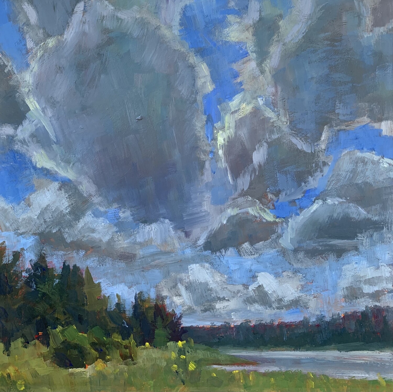 Original Oil Painting - Lake Mary - 12x12