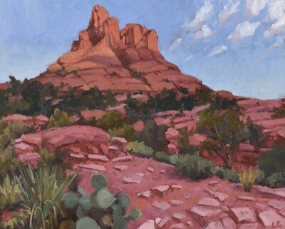 Sunset Scramble - 8x10” Fine Art Giclee Print - Bell Rock Vortex Sedona Painting