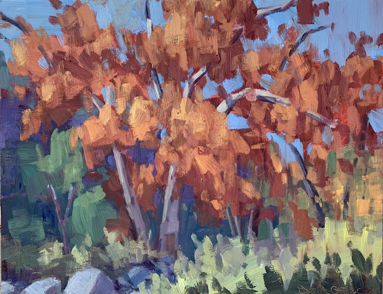 Original Oil Painting - Colors of Fall - 11x14”