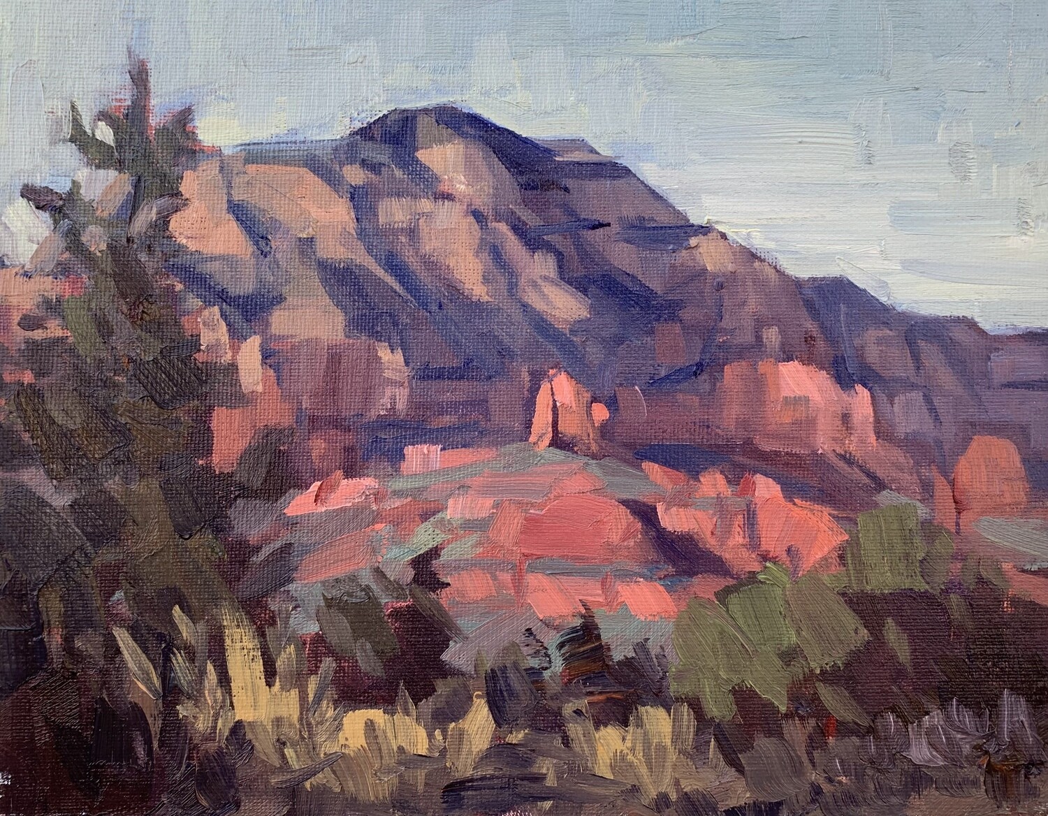 Original Oil Painting - Capitol Butte - 8x10”