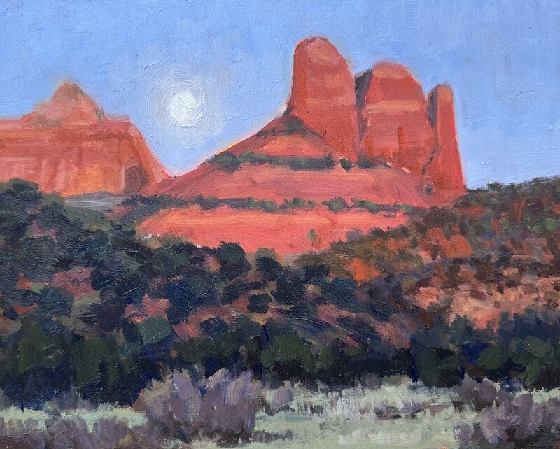 Original Oil Painting - Night Passage - 8x10”