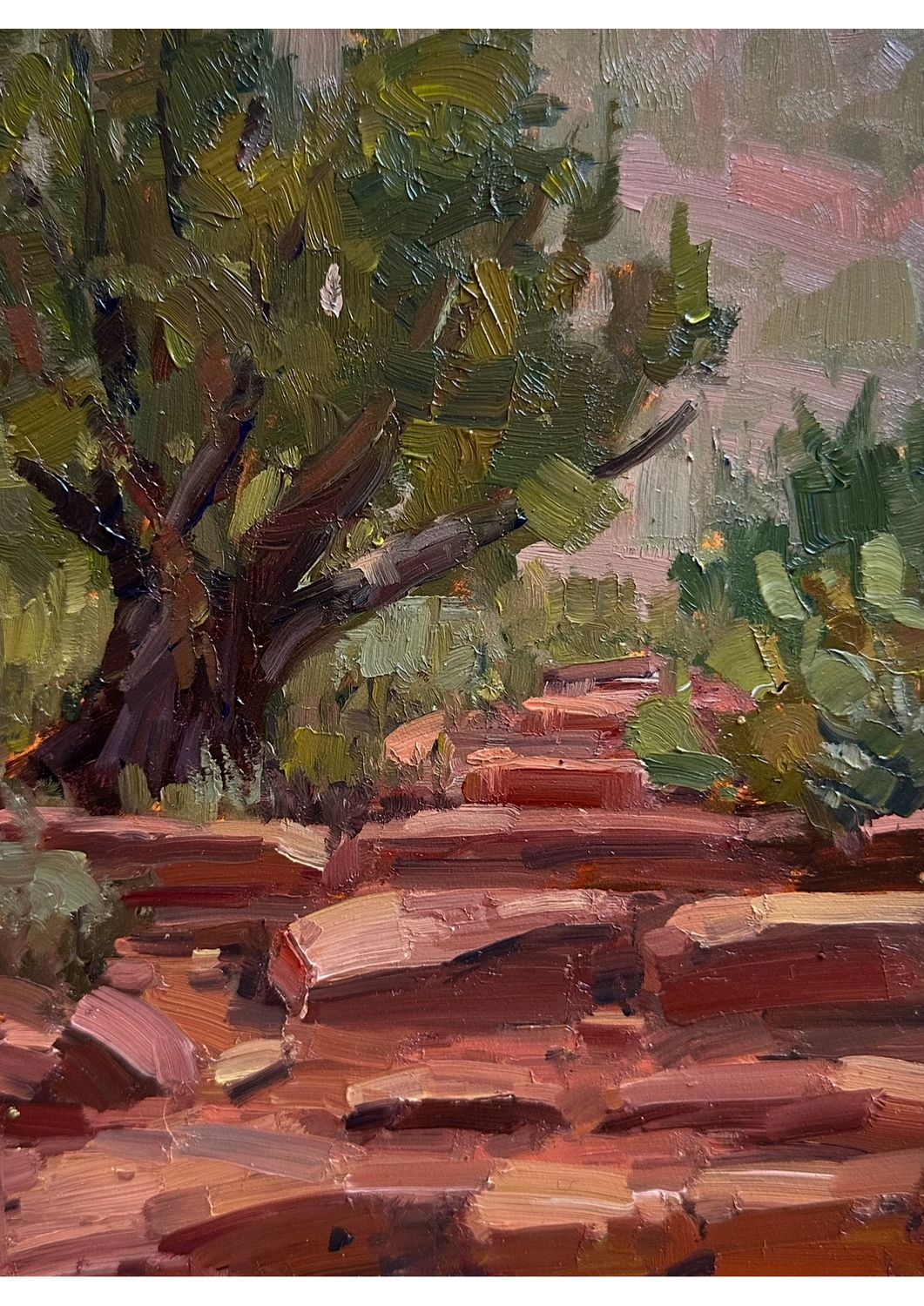 The Invitation to Go Further - oil painting - 8x6”