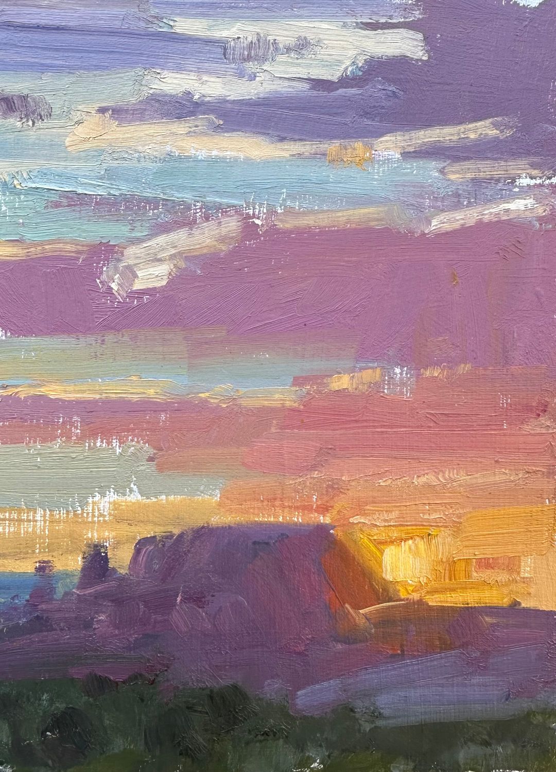 Cockscomb Study - Plein Air Painting Sedona - Original Oil