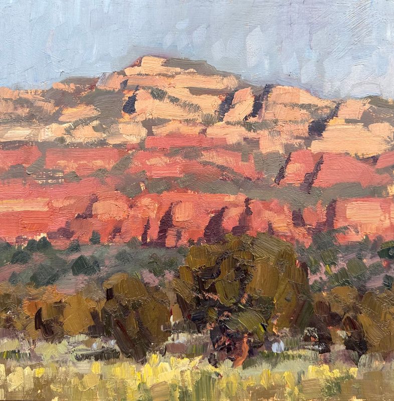 Wind & Rock - Original Oil Painting - Sedona Landscape - Unframed