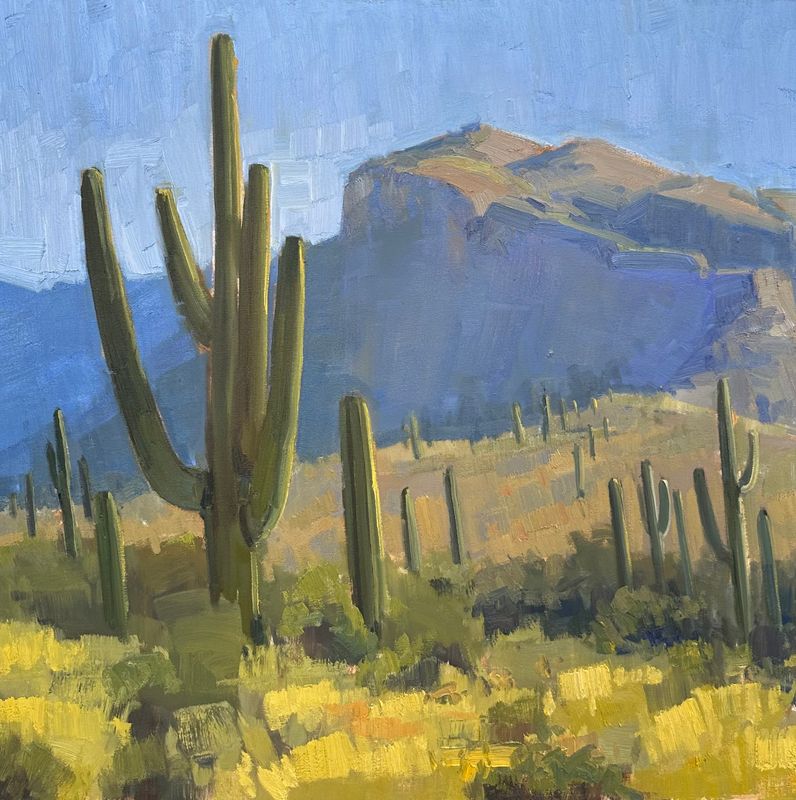 Sabino Gaurdians - Original Oil Painting on Canvas - 30x30”