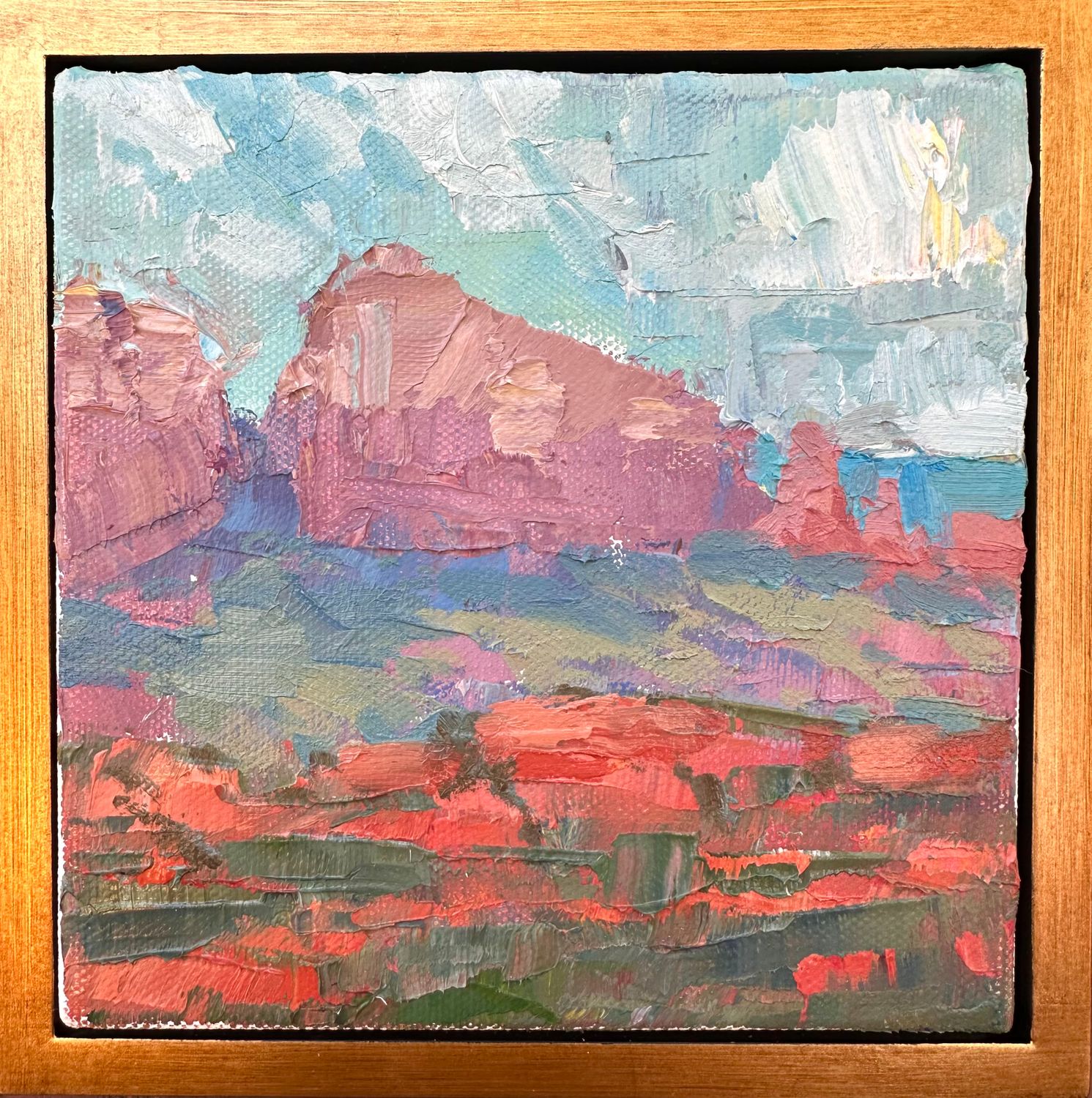 Ancient Sea - Abstract Landscape - Original Oil Painting