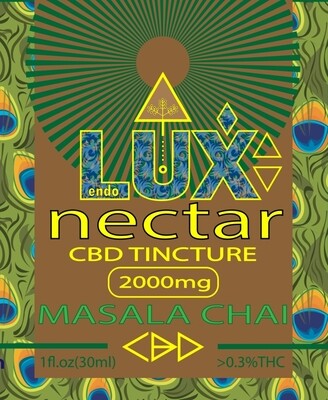 EndoLUX Nectar CBD Tincture 2000mg Masala Chai