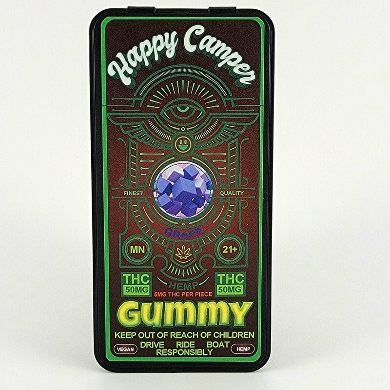 Grape Happy Camper Gummy 50mg THC
