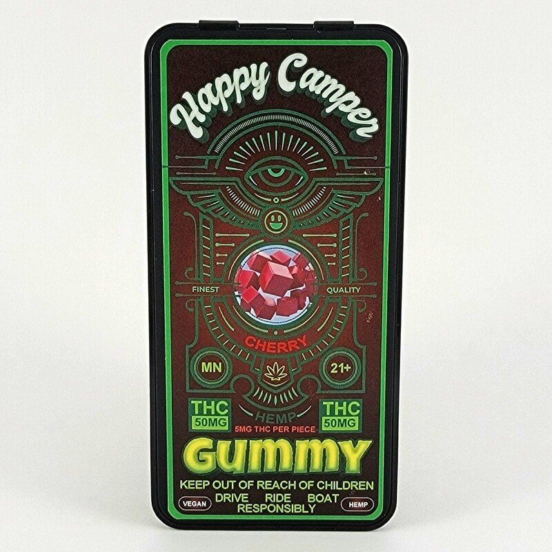 Cherry Happy Camper Gummy 50mg THC
