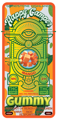 Mango Happy Camper Gummy 50mg THC