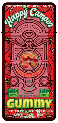 Strawberry Happy Camper 50mg THC