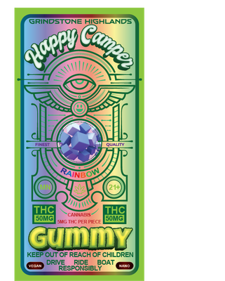 Rainbow Happy Camper Gummy 50mg THC Variety Pack